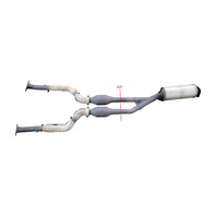 Lexus IS250 06-13 Center Exhaust Pipe Muffler Front 17410-31G50, F004, OEM, 2006, 2007, 2008, 2009, 2010, 2011, 2012, 2013