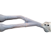 Lexus IS250 06-13 Center Exhaust Pipe Muffler Front 17410-31G50, F004, OEM, 2006, 2007, 2008, 2009, 2010, 2011, 2012, 2013