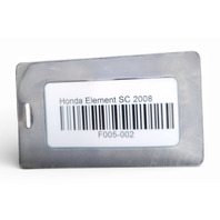Honda Element 07-08 SC Front Fender Cladding Molding Left/Driver Glow Metallic, 74165-SCV-A90ZD, F005, OEM, 2007, 2008