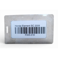 Honda Element 07-08 SC Rear Bumper Reinforcement Bar 71530-SCV-A91ZZ, F005, OEM, 2007, 2008