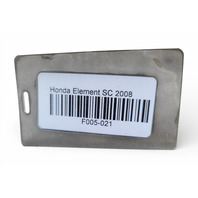 Honda Element 03-08 Front Bumper Reinforcement Bar Beam Grey 71130-SCV-A00ZZ, F005, OEM, 2003, 2004, 2005, 2006, 2007, 2008