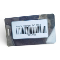 Honda Element 07-11 Radiator Upper Support Tie Bar Front Bulkhead 04602-SCV-A10ZZ, F005, OEM, 2007, 2008, 2009, 2010, 2011