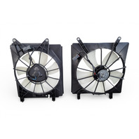 Honda Element 03-11 Radiator/Condenser Cooling Fan w/Motor Shroud Set, F005, OEM, 2003, 2004, 2005, 2006, 2007, 2008, 2009, 2010, 2011