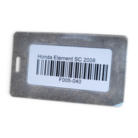 Honda Element 03-11 Rear Bumper Impact Absorber Plastic, 71570-SCV-A50, F005, OEM, 2003, 2004, 2005, 2006, 2007, 2008, 2009, 2010, 2011