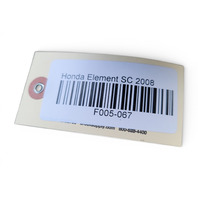 Honda Element 07-08 SC ABS Modulator Actuator Pump A/T 57110-SCV-A22, F005, OEM, 2007, 2008