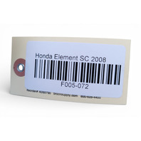 Honda Element 07-11 Positive Starter Cable Wire 32111-PZD-A10, F005, OEM, 2007, 2008, 2009, 2010, 2011