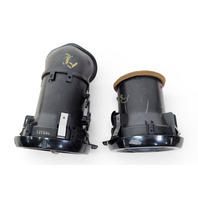 Honda Element 07-10 A/C Air Vent Panel Left/Right Side Set Black, F005, OEM, 2007, 2008, 2009, 2010