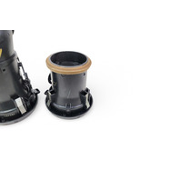 Honda Element 07-10 A/C Air Vent Panel Left/Right Side Set Black, F005, OEM, 2007, 2008, 2009, 2010