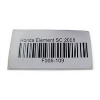 Honda Element 03-10 SC Knob Handle Height Front Left, Black 81221-S3N-J11ZF, F005, OEM, 2003, 2004, 2005, 2006, 2007, 2008, 2009, 2010