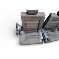 Honda Element 08-11 Rear Seat Set Right/Left Side Black/Gray Cloth, F005, OEM, 2008, 2009, 2010, 2011