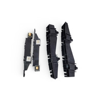 Acura TL 04-08 Rear Left/Driver and Right/Passenger Bumper Retainer Bracket Set, 71593-SEP-A00, F006, OEM, 2004, 2005, 2006, 2007, 2008