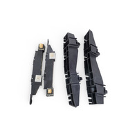 Acura TL 04-08 Rear Left/Driver and Right/Passenger Bumper Retainer Bracket Set, 71593-SEP-A00, F006, OEM, 2004, 2005, 2006, 2007, 2008