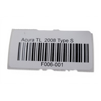 Acura TL 04-08 Rear Left/Driver and Right/Passenger Bumper Retainer Bracket Set, 71593-SEP-A00, F006, OEM, 2004, 2005, 2006, 2007, 2008