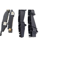 Acura TL 04-08 Rear Left/Driver and Right/Passenger Bumper Retainer Bracket Set, 71593-SEP-A00, F006, OEM, 2004, 2005, 2006, 2007, 2008