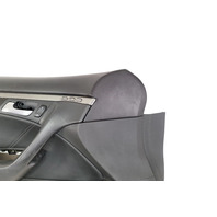 Acura TL 07-08 Type-S Front Left Door Panel Lining Trim Black, 83586-SEP-A13ZA, F006, OEM, 2007, 2008