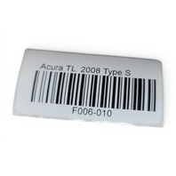 Acura TL 07-08 Type-S Front Left Door Panel Lining Trim Black, 83586-SEP-A13ZA, F006, OEM, 2007, 2008