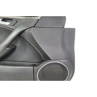 Acura TL 07-08 Type-S Front Left Door Panel Lining Trim Black, 83586-SEP-A13ZA, F006, OEM, 2007, 2008