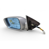 Acura TL 07-08 Left/Driver Side View Mirror Silver Metallic 76250-SEP-A12ZF, F006, OEM, 2007, 2008