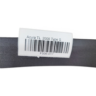 Acura TL 07-08 Type-S Seat Belt Front Left/Driver Side, Black, 04818-SEP-A12ZE, F006, OEM, 2007, 2008