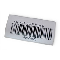 Acura TL 07-08 Right/Passenger Side View Mirror Silver Metallic 76200-SEP-A12ZF, F006, OEM, 2007, 2008