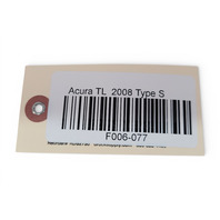 Acura TL 04-08 Front Left Power Window Regulator Motor, 72250-SEP-305, F006, OEM, 2004, 2005, 2006, 2007, 2008