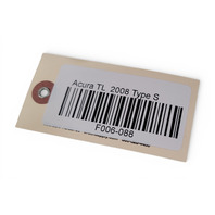 Acura TL 07-08 Front Bumper Fog Lamp Light Left/Driver 33951-SEP-A01, F006, OEM, 2007, 2008