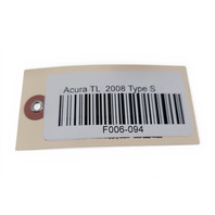 Acura TL 04-08 Rear High Stop Lamp Third Brake Light, 34270-SEP-A01, F006, OEM, 2004, 2005, 2006, 2007, 2008