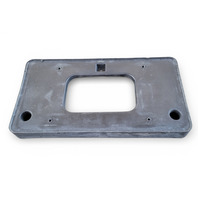 Acura TL 04-08 Front License Plate Mount Bracket, 71145-SEP-A00, F006, OEM, 2004, 2005, 2006, 2007, 2008