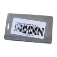 Acura TL 04-08 Rear Bumper Reinforcement Beam Bar Red, 71530-SEP-A02ZZ, F006, OEM, 2004, 2005, 2006, 2007, 2008