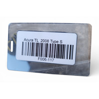 Acura TL 07-08 Rocker Panel Molding Assembly Right/Passenger Silver Metallic, 71800-SEP-A21ZD, F006, OEM, 2007, 2008