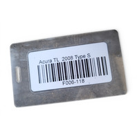 Acura TL 04-08 A/C Air Conditioner Compressor & Pulley Denso, 38810-RDA-A01, F006, OEM, 2004, 2005, 2006, 2007, 2008