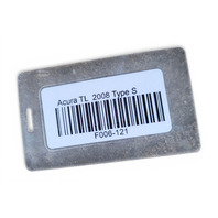 Acura TL 07-08 Type S Air Intake Resonator Chamber, 06172-RDA-305, F006, OEM, 2007, 2008