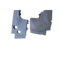 Acura TL 04-08 Top Cover Trim Plastic Cowl Extension, Right/Left Set(2) 74225-SEP-A02, F006, OEM, 2004, 2005, 2006, 2007, 2008