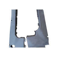 Acura TL 04-08 Top Cover Trim Plastic Cowl Extension, Right/Left Set(2) 74225-SEP-A02, F006, OEM, 2004, 2005, 2006, 2007, 2008