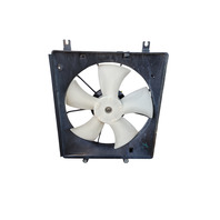 Acura TL 04-08 Radiator Condenser Cooling Fan Motor w/Shroud Set, F006, OEM, 2004, 2005, 2006, 2007, 2008
