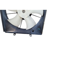 Acura TL 04-08 Radiator Condenser Cooling Fan Motor w/Shroud Set, F006, OEM, 2004, 2005, 2006, 2007, 2008