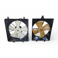 Acura TL 04-08 Radiator Condenser Cooling Fan Motor w/Shroud Set, F006, OEM, 2004, 2005, 2006, 2007, 2008