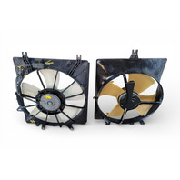 Acura TL 04-08 Radiator Condenser Cooling Fan Motor w/Shroud Set, F006, OEM, 2004, 2005, 2006, 2007, 2008