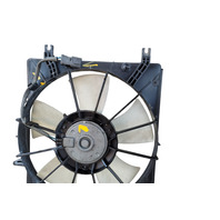 Acura TL 04-08 Radiator Condenser Cooling Fan Motor w/Shroud Set, F006, OEM, 2004, 2005, 2006, 2007, 2008