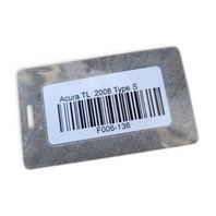 Acura TL 04-08 Radiator Condenser Cooling Fan Motor w/Shroud Set, F006, OEM, 2004, 2005, 2006, 2007, 2008