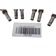 2015-2018 Lexus RC350 Fuel Injector Set Kit (6) 3.5L 6 Cylinder, 23209-31070, F007, OEM, 2015, 2016, 2017, 2018