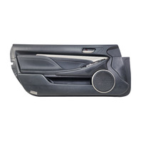 2015-2017 Lexus RC350 Front Door Panel Trim Left/Driver Black 67620-24600-C1, F007, OEM, 2015, 2016, 2017