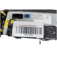 2015-2018 Lexus RC350 Navigation Display Screen 86110-53022, F007, OEM, 2015, 2016, 2017, 2018