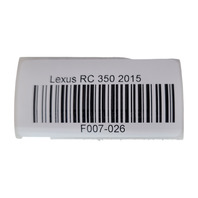 2015-2017 Lexus RC350 Spare Tire Jack Tool Kit Set 09111-30160, F007, OEM, 2015, 2016, 2017