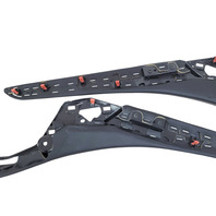 2015-2019 Lexus RC350 Front Left/Right Driver Center Console Cover Panel Trim Set (2), F007, OEM, 2015, 2016, 2017, 2018, 2019