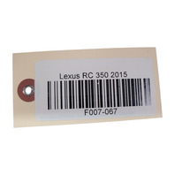 2015-2019 Lexus RC350 Fog Light Bracket Right, 52125-24040, F007, OEM, 2015, 2016, 2017, 2018, 2019