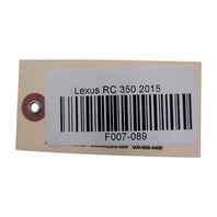 2015-2016 Lexus RC350 Adaptive Headlight Leveling Control Module 89960-24070, F007, OEM, 2015, 2016