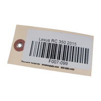 2015-2024 Lexus RC350 Low/High Note Horn Assembly Set 86520-30610, F007, OEM, 2015, 2016, 2017, 2018, 2019, 2020, 2021, 2022, 2023, 2024