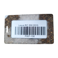 2015-2024 Lexus RC350 Front Right Bumper Reinforcement Brackets Mounts w/Spacer 57107-24030, F007, OEM, 2015, 2016, 2017, 2018, 2019, 2020, 2021, 2022, 2023, 2024