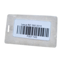 2015-2021 Lexus RC350 Rear Control Arm Rod Set (5) Right/Passenger, F007, OEM, 2015, 2016, 2017 2018, 2019, 2020, 2021